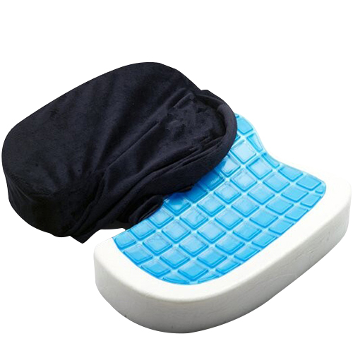 Coccyx Cooling Gel Orthopedic Memory Foam Seat Cushion 